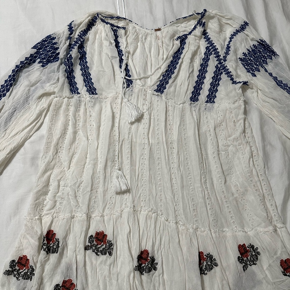 Size medium free people crochet top